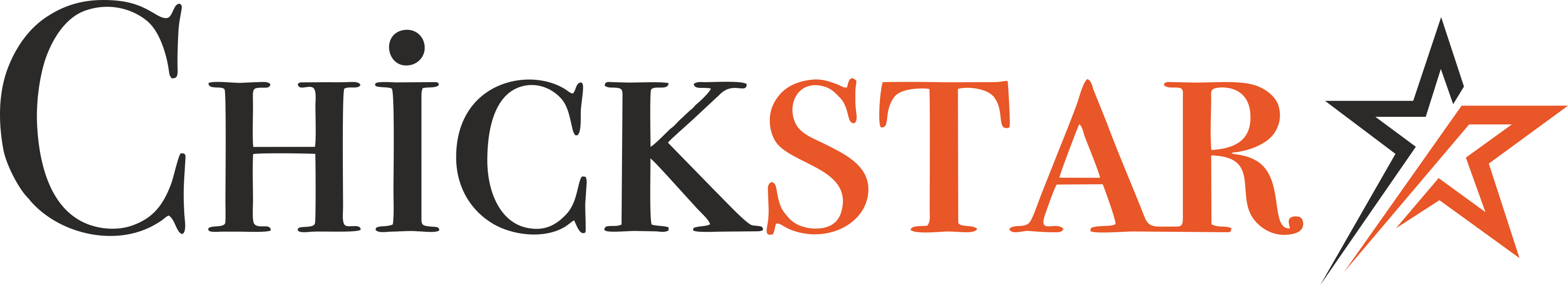 Chickstar Logo - black